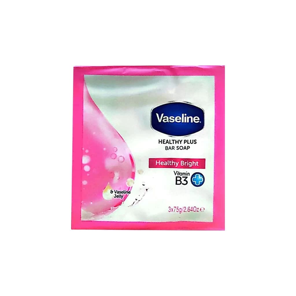 صابون روشن کننده هلتی پلاس وازلین VASELINE SOAP HEALTHY PLUS BAR SOAP VIT B3 — تصویر ۴