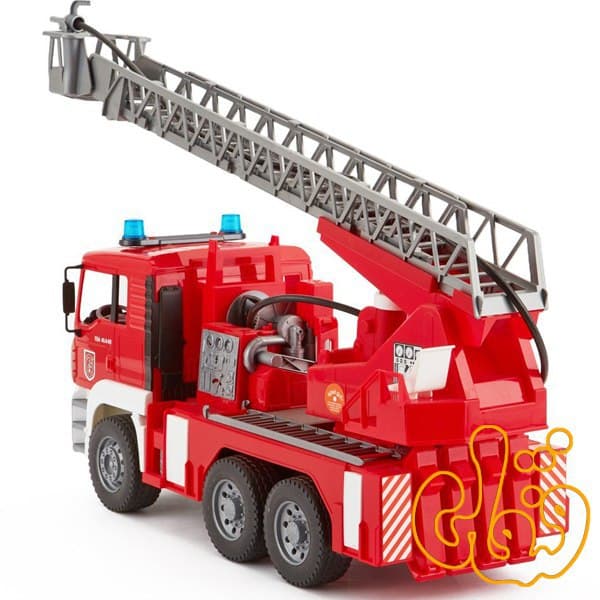 MAN TGA Feuerwehr m.Drehleiter Wasserp, Light & Sound Module 02771 — تصویر ۲