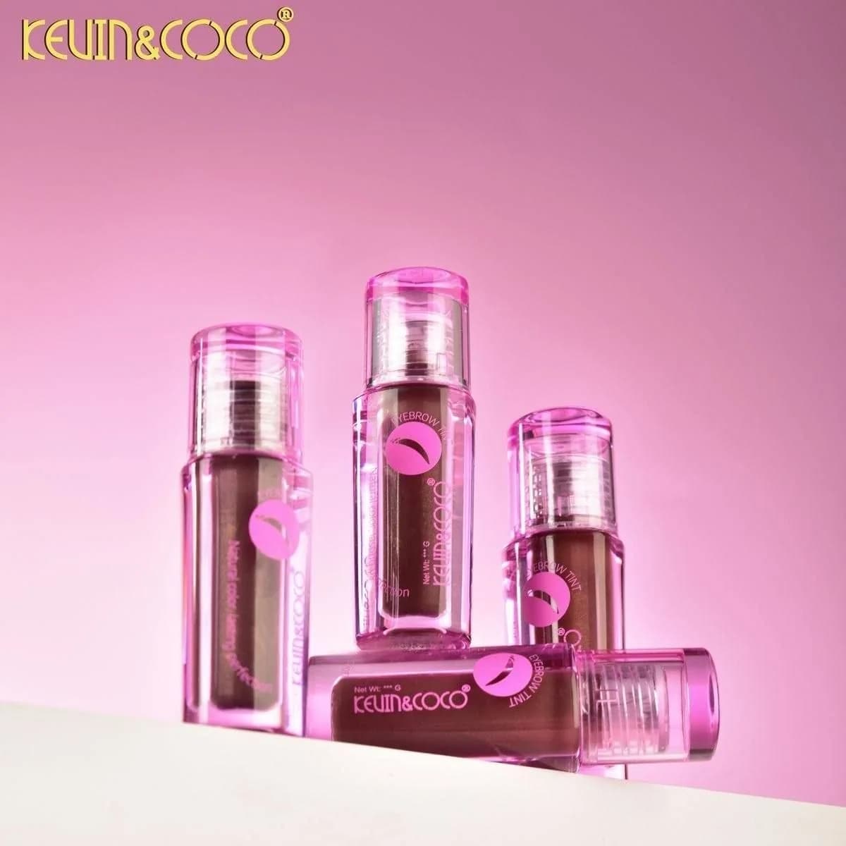 تینت ابرو کوین کوکو Kevin & Coco ریمل ابرو رنگی با برس اسپولی مدل KC1203 در 6 رنگ — تصویر ۵