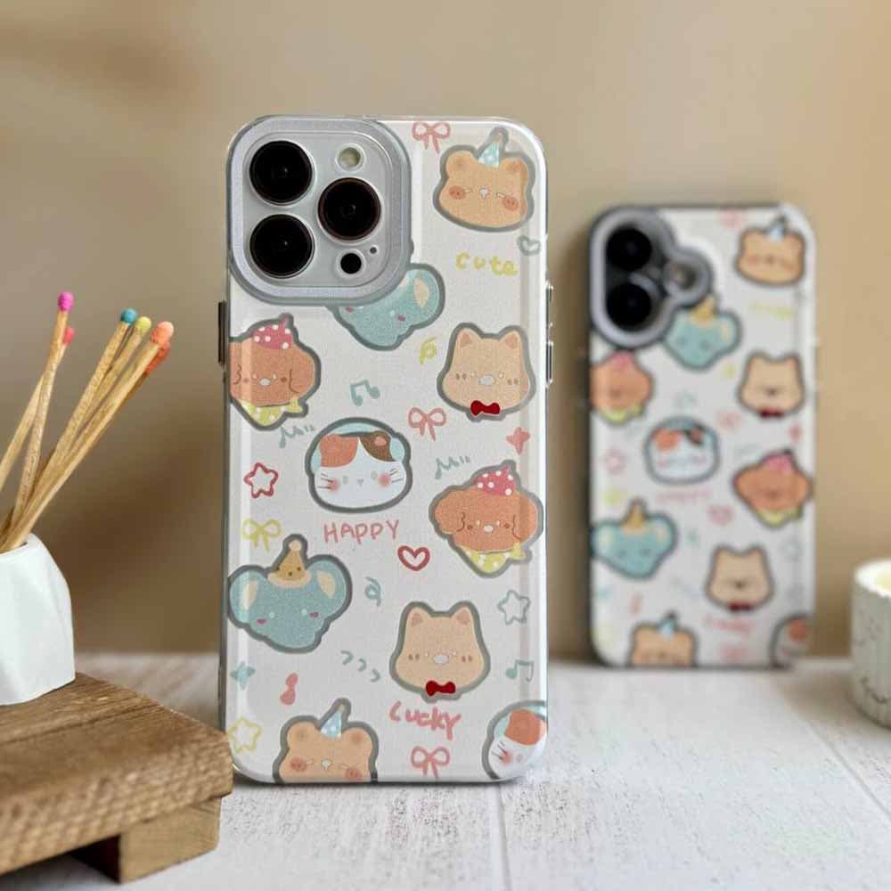 قاب جشن حیوانات مناسب برای گوشی موبایل اپل آیفون iPhone 11 / 11 Pro / 11 Pro Max / 12 / 12 Pro / 12 Pro Max / 13 / 13 Pro / 13 Pro Max / 14 Pro Max / 15 / 15 Pro / 15 Pro Max / 16 / 16 Pro / 16 Pro Ma — تصویر ۳