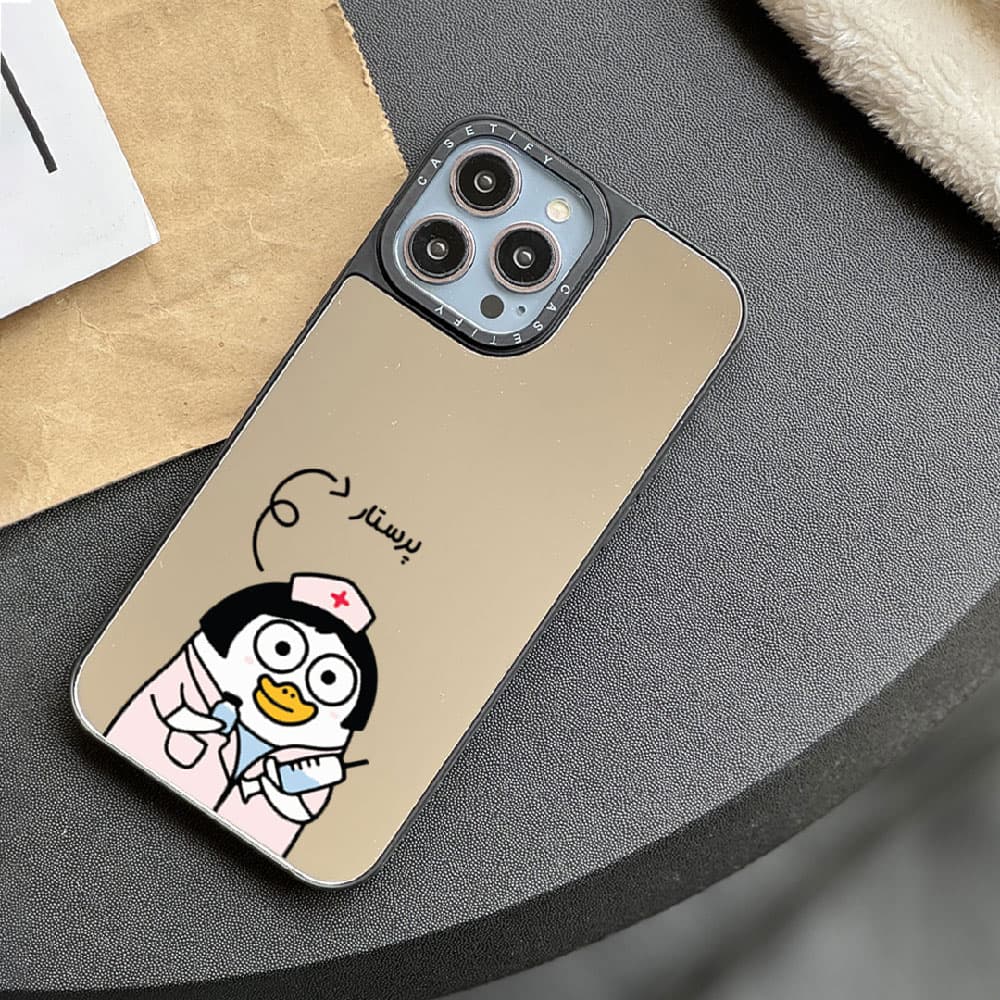 قاب آینه ای چاپی سفارشی (کد 0224) مدل مشاغل مناسب برای گوشی موبایل اپل آیفون Apple iPhone 7 / 8 / SE 2020 / 7 Plus / 8 Plus / X / XS / XR / XS Max / 11 / 11 Pro / 11 Pro Max / 12 / 12 Mini / 12 Pro / — تصویر ۸
