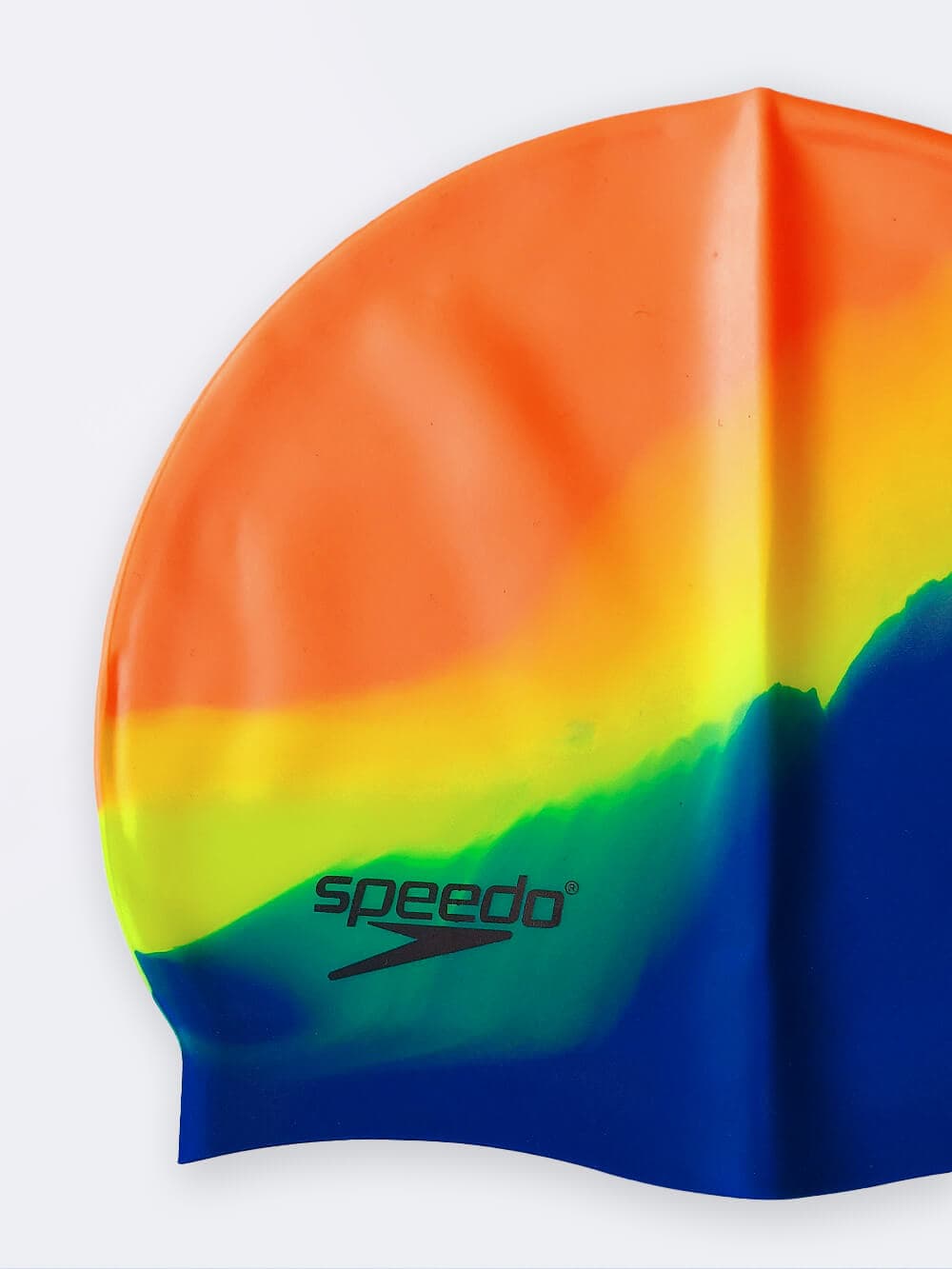 کلاه شنا برند اسپیدو ( Speedo ) زنانه و مردانه طرح آبرنگ سیلیکونی ضد آب و ضد کلر — تصویر ۳