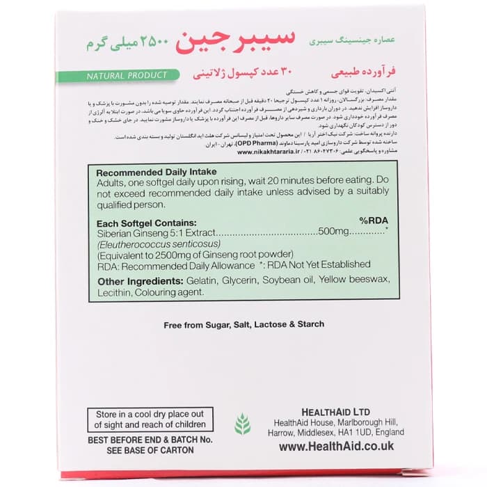 کپسول سیبرجین هلث اید — تصویر ۲
