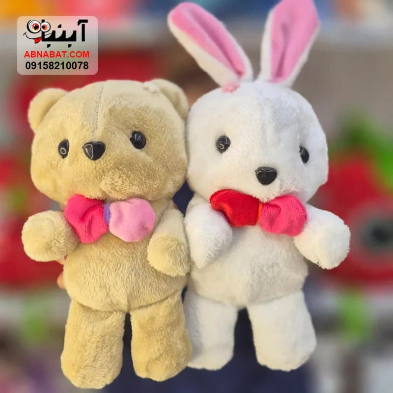 عروسک خرگوش دونده سفید 27 سانتی کد 1489 — تصویر ۴