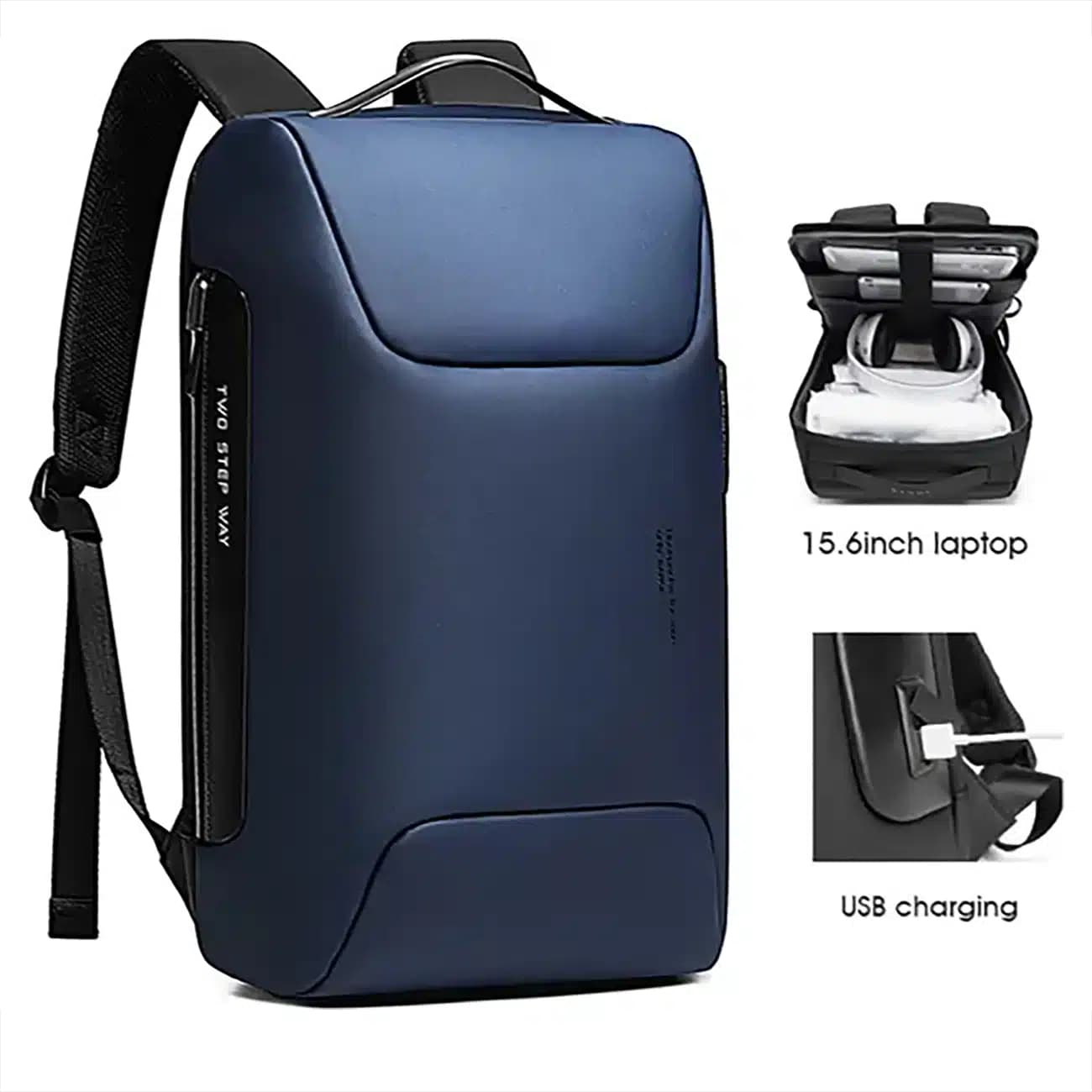 کوله پشتی لپ تاپ 15.6 اینچ بنج BANGE اصل مدل BG-7216 با USB — تصویر ۳