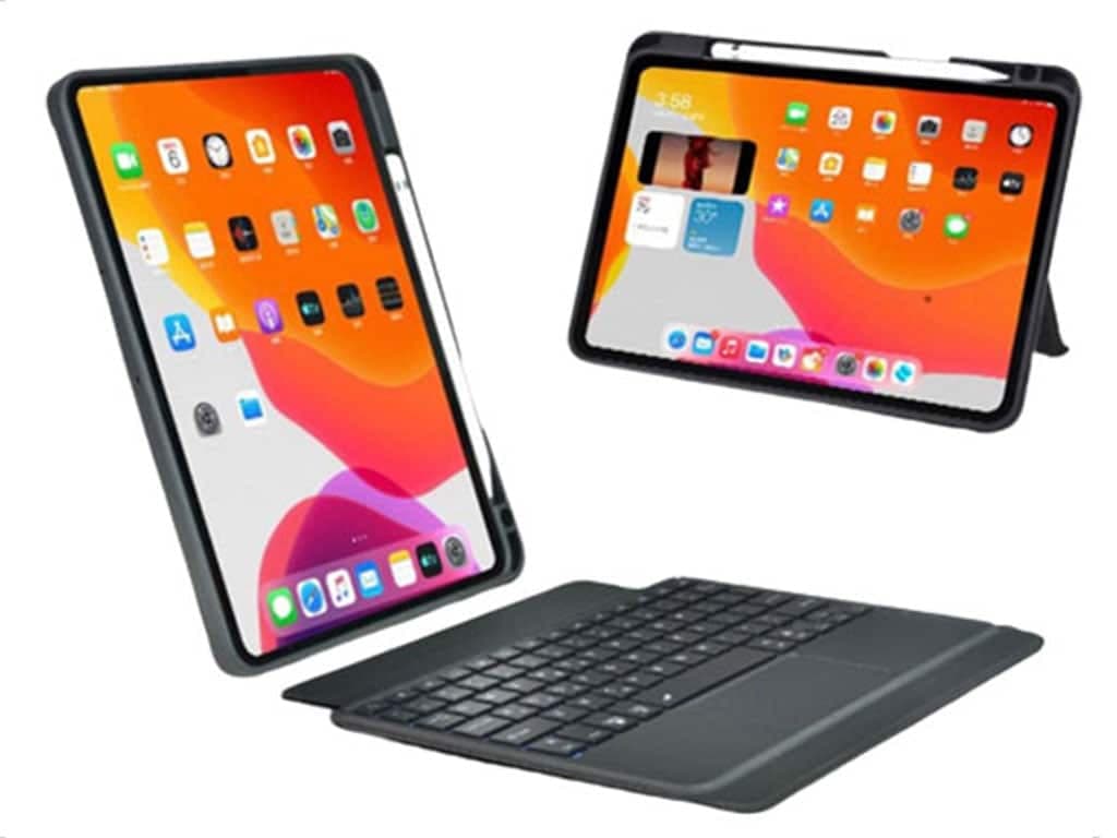 کاور کیبورددار مگنتی آیپد 10.9 و 11 اینچ کوتتسی Coteetci Magnetice Sphit Keyboard Lither Case Ipad 10.9/11 64008 — تصویر ۴