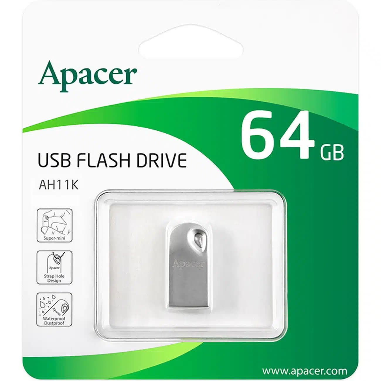 فلش مموری اپیسر Apacer AH15K ظرفیت 64 گیگابایت USB 3.2 — تصویر ۷