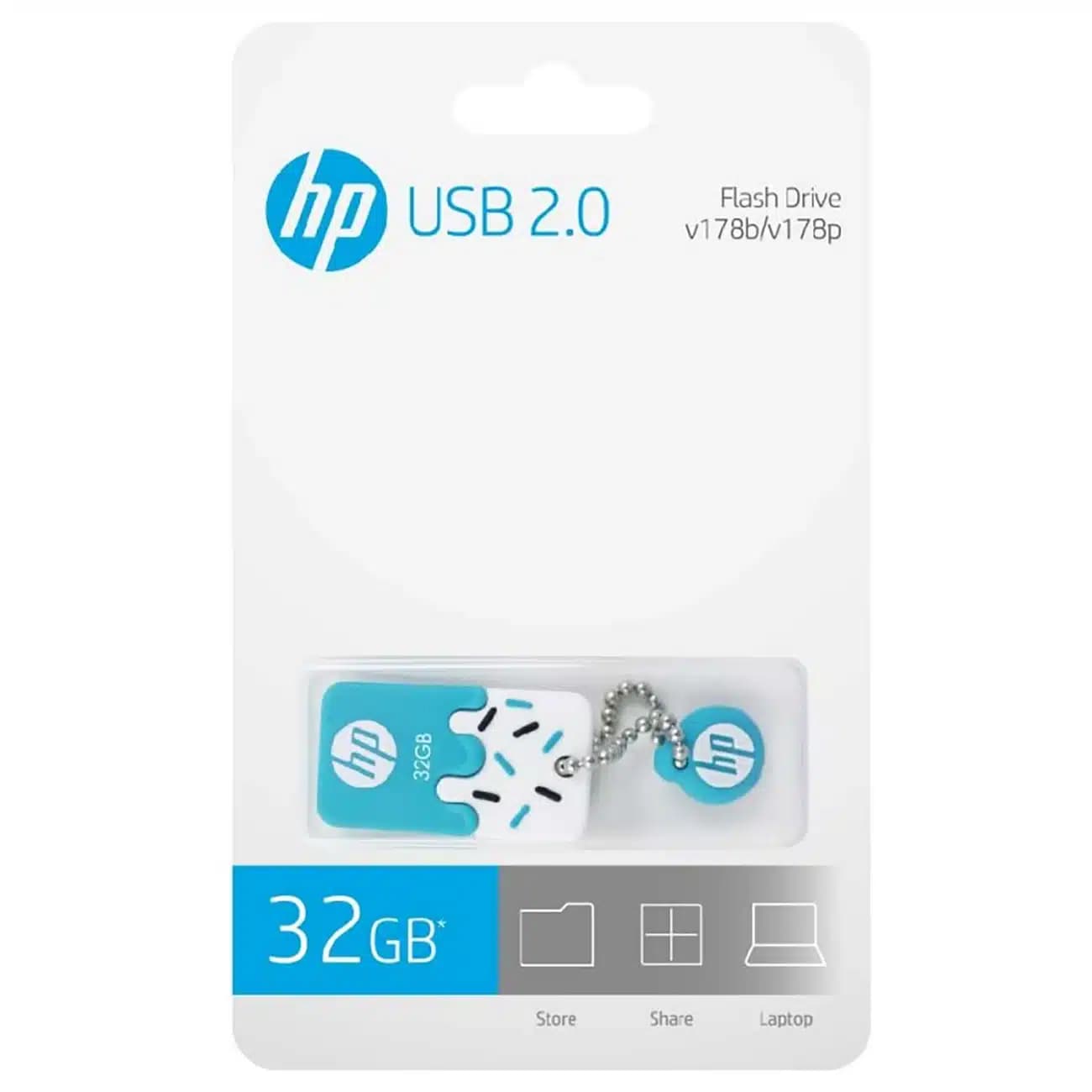 فلش مموری اچ پی HP مدل v178b ظرفیت 32 گیگابایت — تصویر ۳