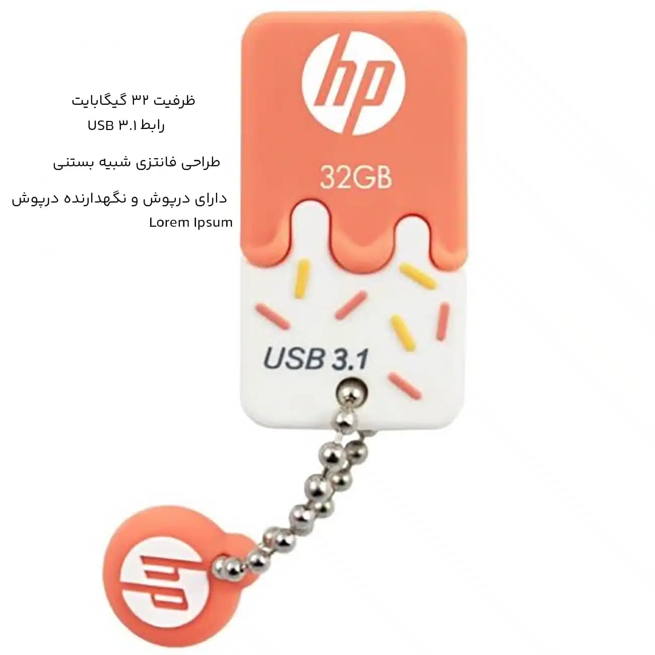 فلش مموری اچ پی HP مدل x778w ظرفیت 32 گیگابایت USB 3.1 — تصویر ۷