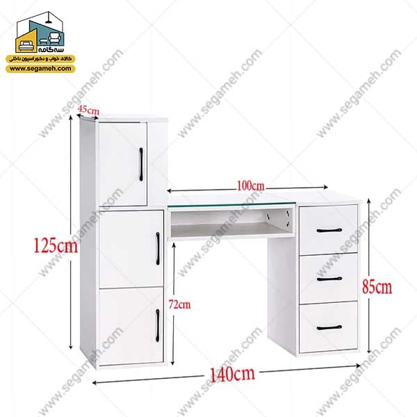 میز کاشت ناخن کد DMP146 — تصویر ۳