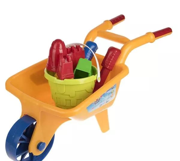 ست شن بازی زرین تویز مدل Bucket And Wheelbarrow Castle E7