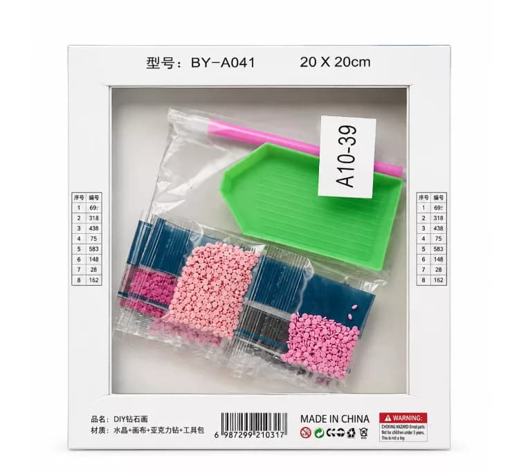 نقاشی الماسی طرح کرومی کد B039 — تصویر ۳