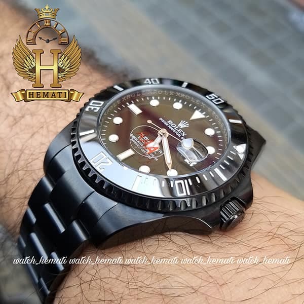 ساعت مردانه رولکس ساب مارینر Rolex submariner rosb100 مشکی — تصویر ۴