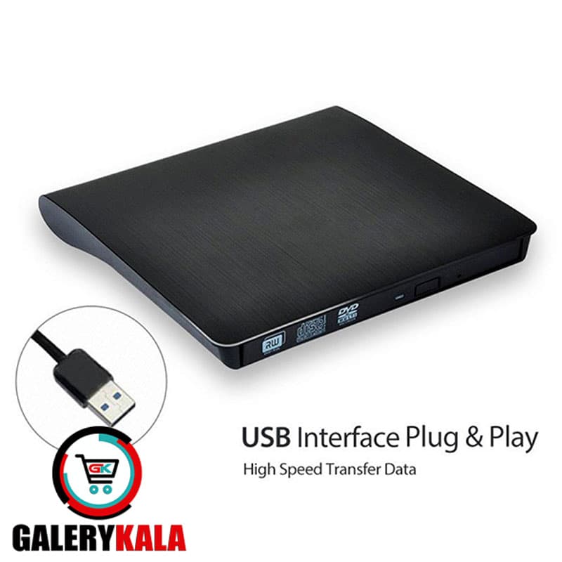 باکس DVD رایتر لپ تاپ USB 3.0 ونتولینک ضخامت 12.7 میلی متر