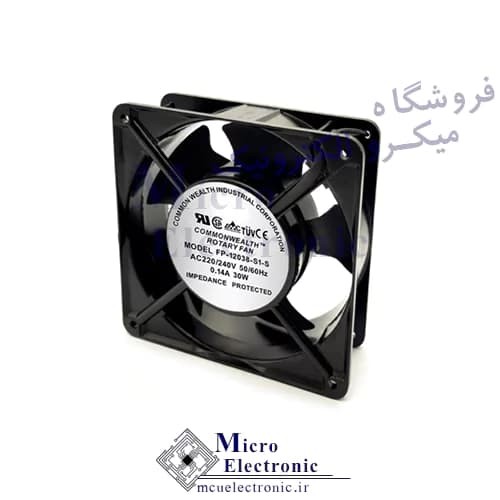 فن بوشی 220v 12×12 قطر 3.8 12 در 12