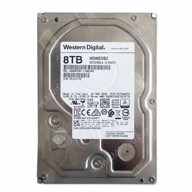 هارد اینترنال 8 ترا WD 8TB WD80EDBZ استوک