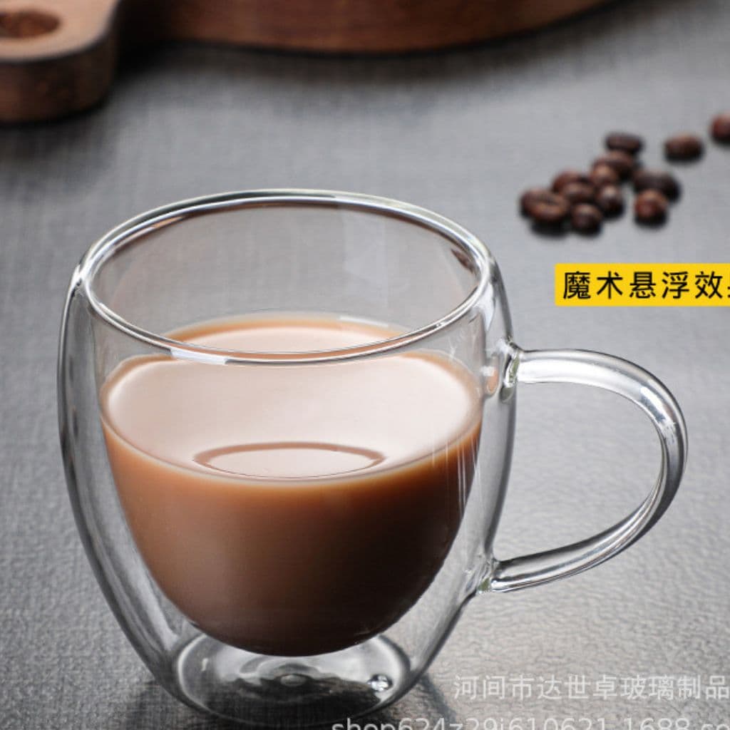 ماگ دوجداره شیشه ای سایز متوسط گنجایش 250ml — تصویر ۶