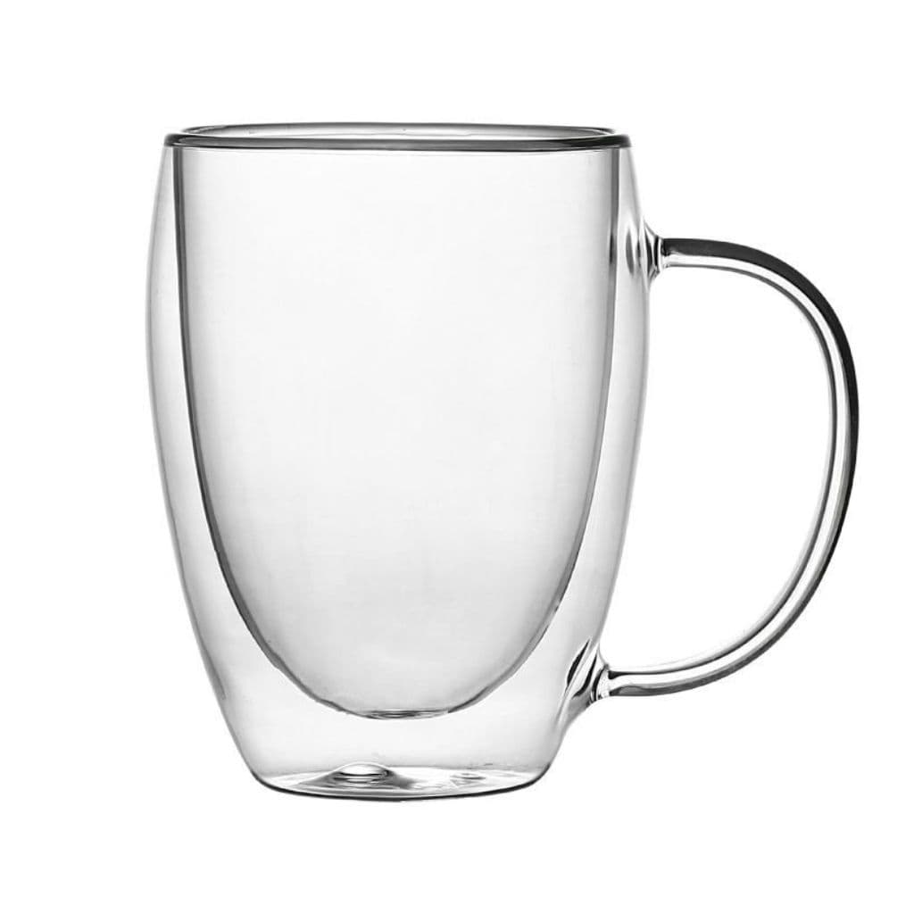 ماگ دوجداره شیشه ای سایز بزرگ گنجایش 350ml کد m251
