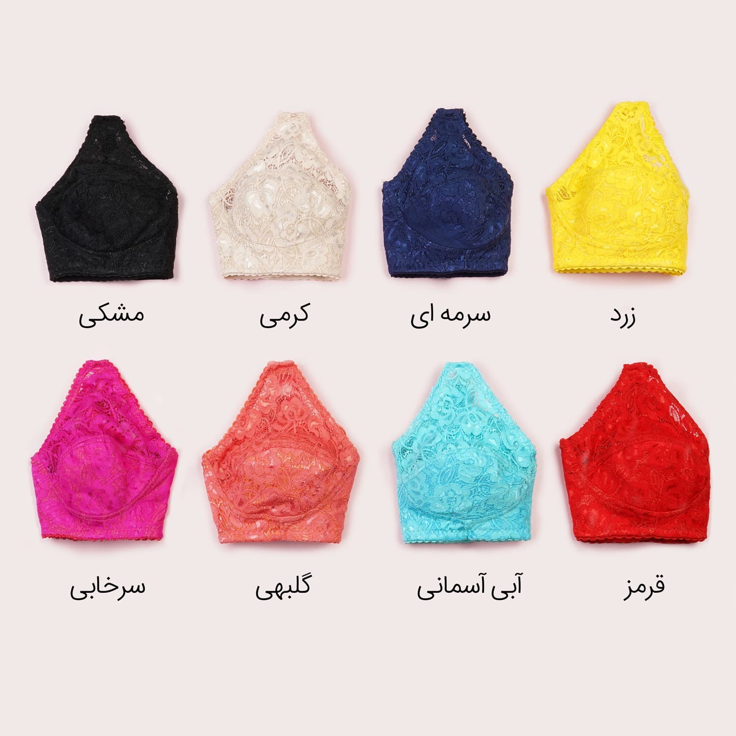 سوتین دانتل کش باریک — تصویر ۲