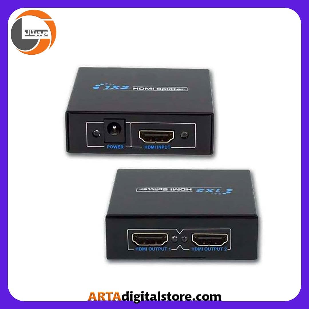 اسپلیتر HDMI Spliter 2*1 به همراه آداپتور — تصویر ۴