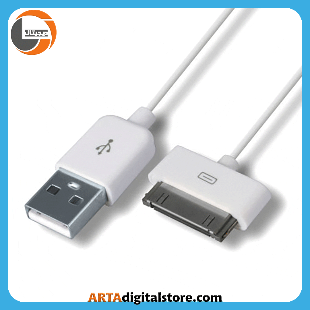 کابل اپل لایتنینگ آیفون 4 اورجینال Apple iPhone 4 Lightning Cable — تصویر ۳
