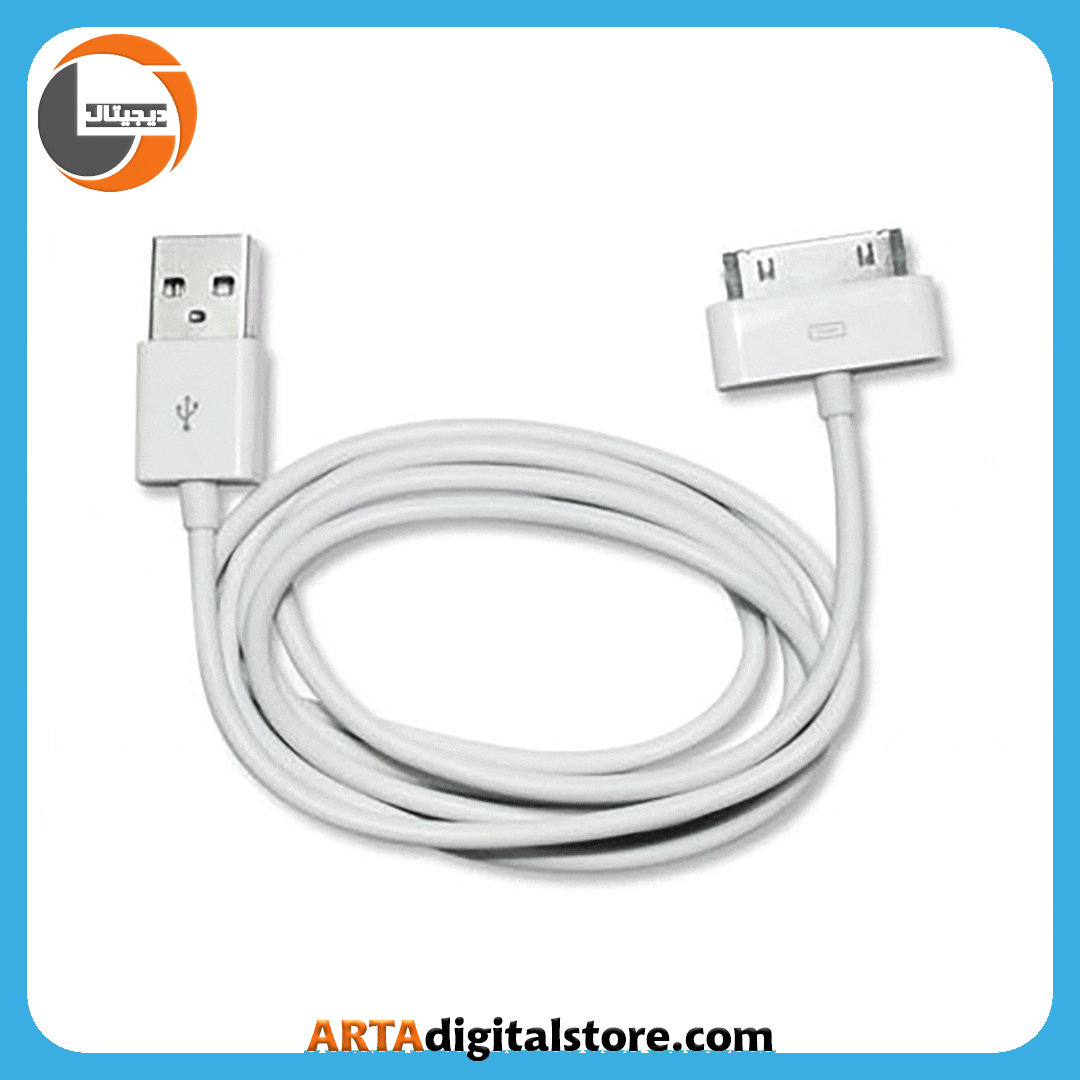 کابل اپل لایتنینگ آیفون 4 اورجینال Apple iPhone 4 Lightning Cable — تصویر ۴
