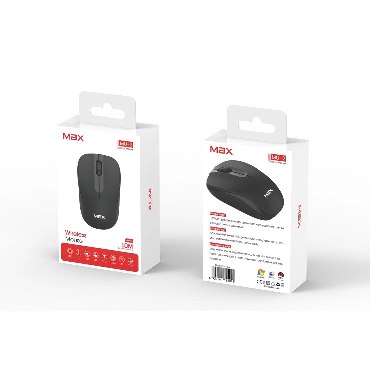 ماوس بی‌سیم TwinMax MU-2 مشکی 1000 DPI — تصویر ۲