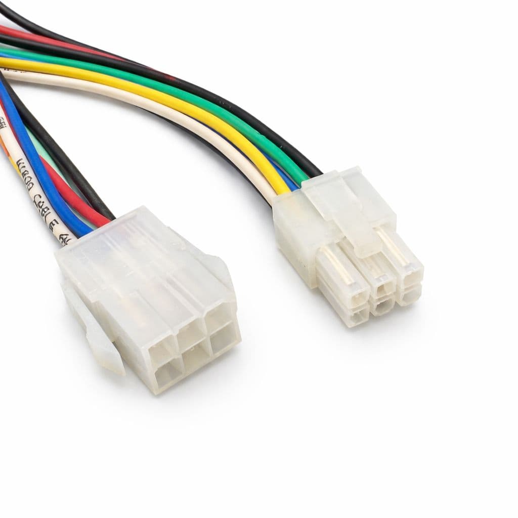 کانکتور ATX شش پین بین راهی سیم‌دار