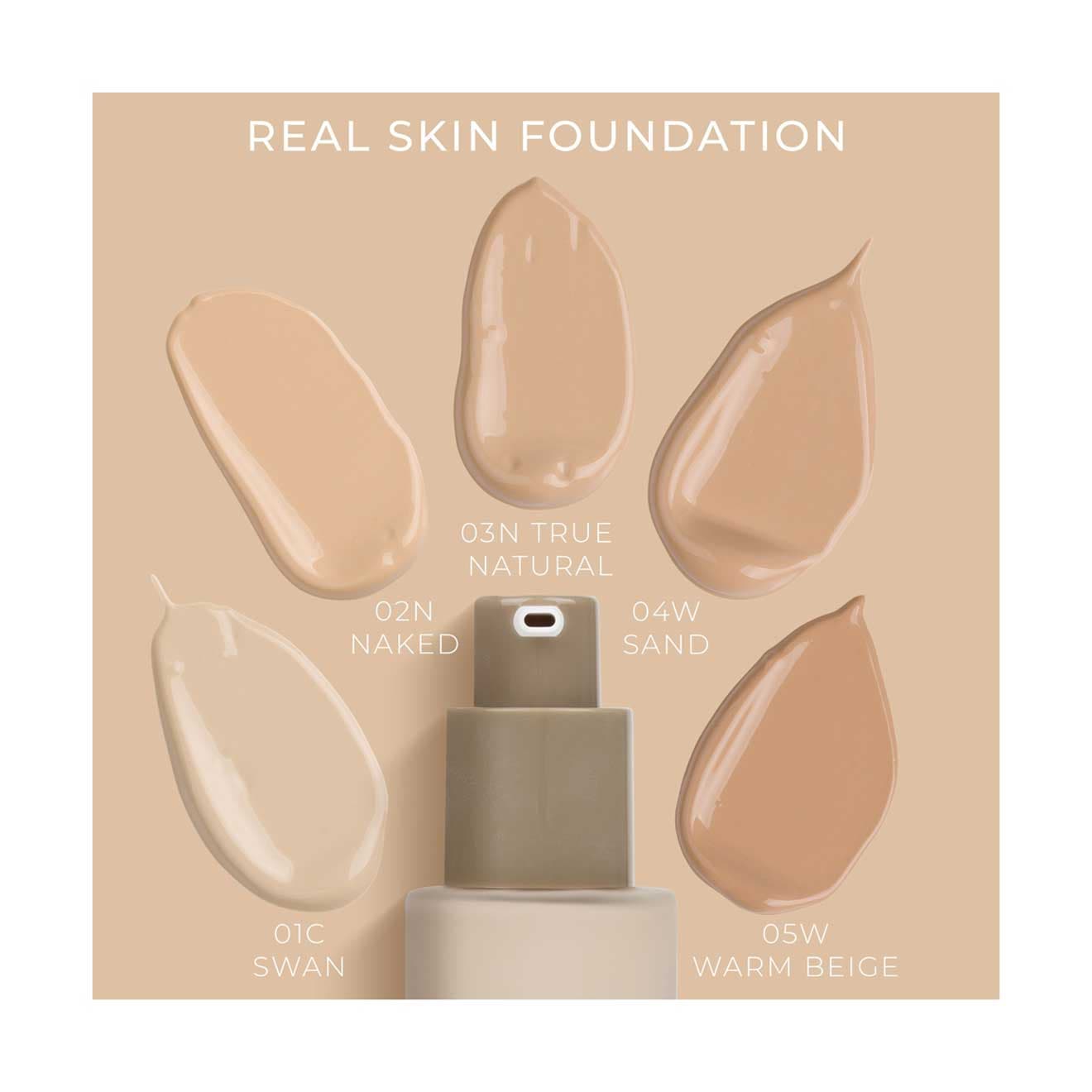 کرمپودر نام رنگ 05W-WARM BEIGE