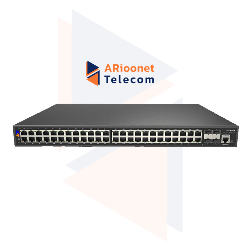 سوئیچ 48 پورت AR-SWP48-4S poe