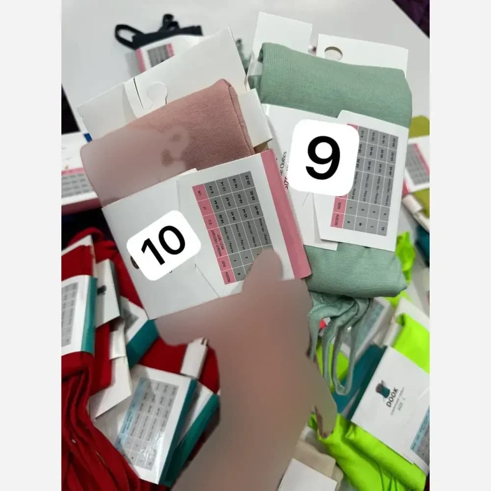 تاپ بندی زنانه رنگی سایز بزرگ XL جنس پنبه اسپان کشی — تصویر ۵