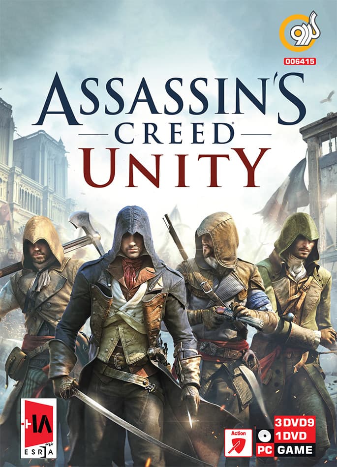 Assassins Creed Unity-گردو-3DVD9+1DVD — تصویر ۲