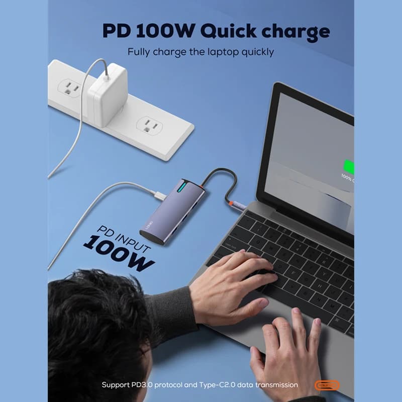 هاب USB-C پنج پورت LDNIO DS-15U — تصویر ۷