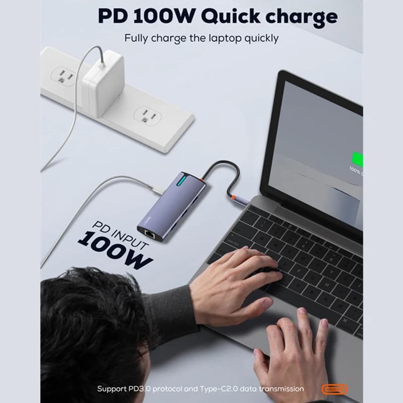 هاب USB-C شش پورت LDNIO DS-16U — تصویر ۲