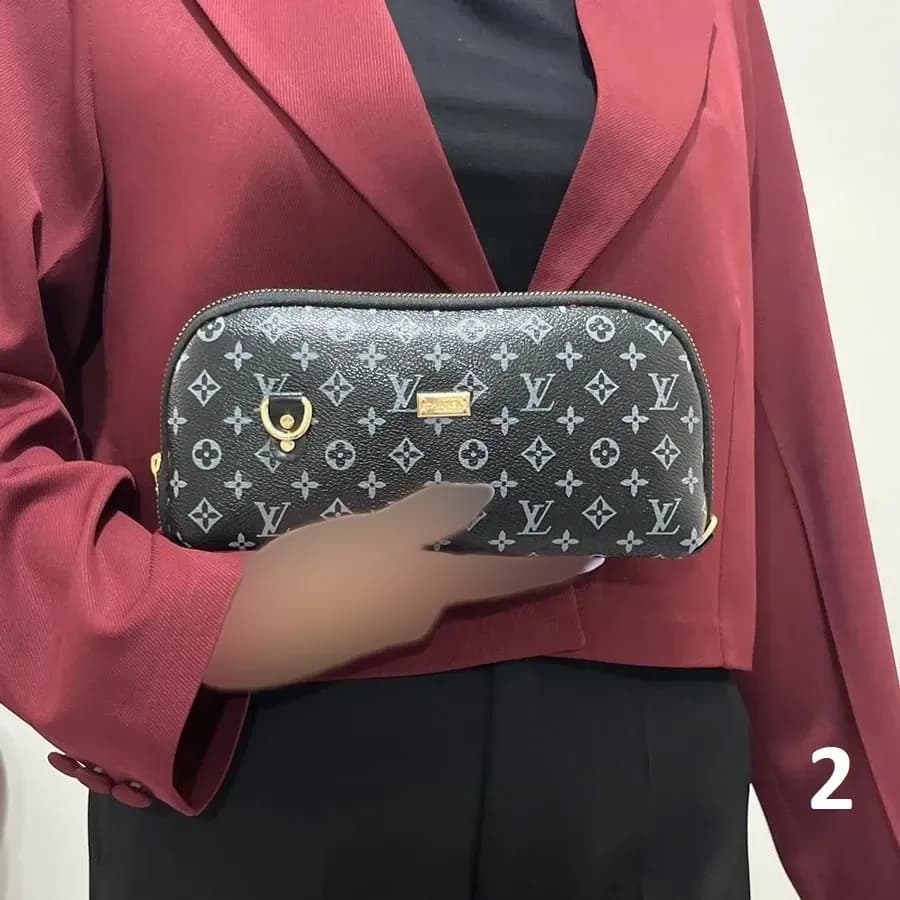 کیف دستی و دوشی زنانه طرح دار چرم صنعتی