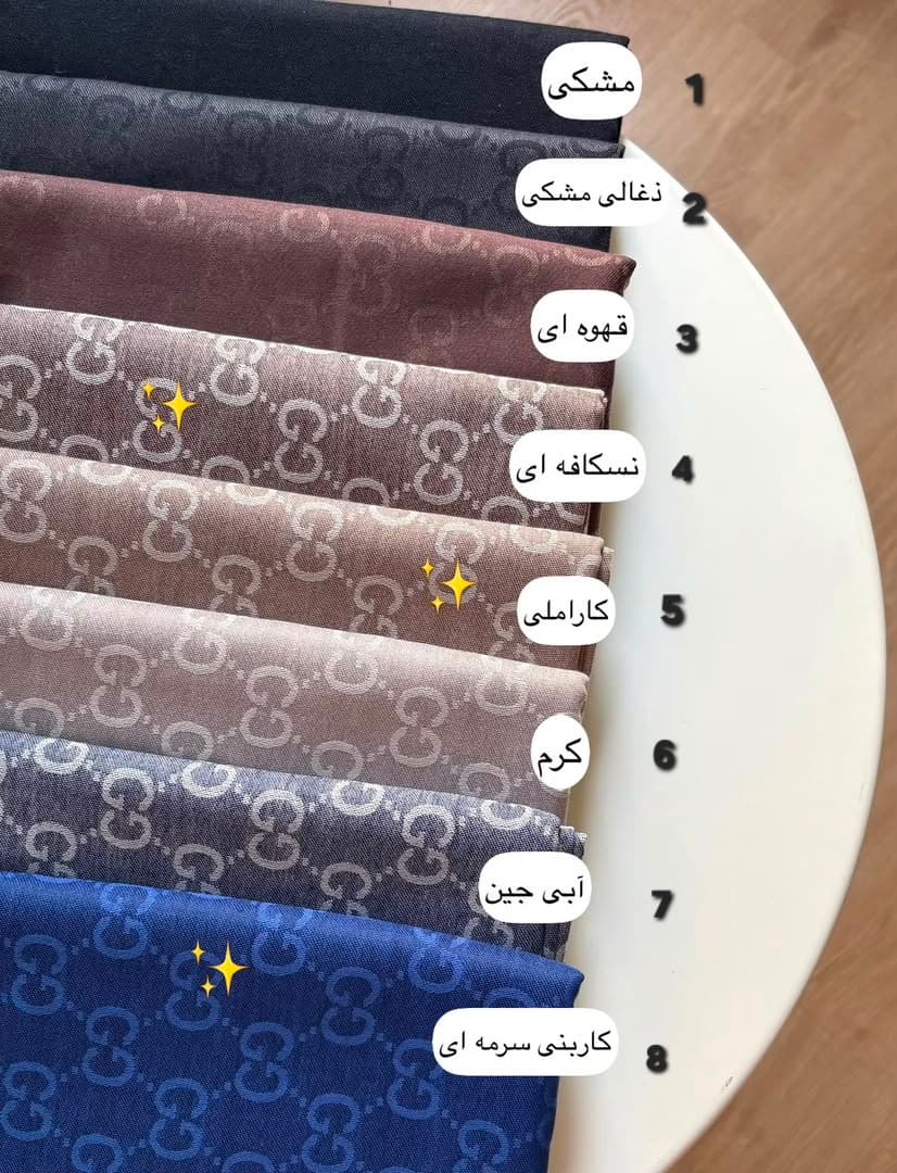 شال کشمیر طرح گوچی کد ۱۱۰۸ — تصویر ۲