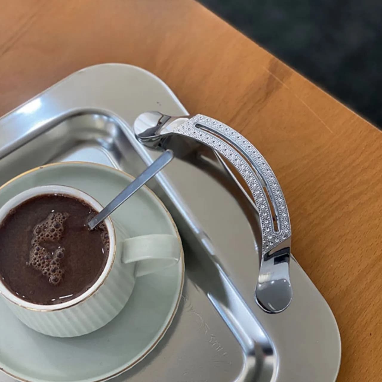 سینی استیل مستطیل آهن ربا نگیر — تصویر ۲