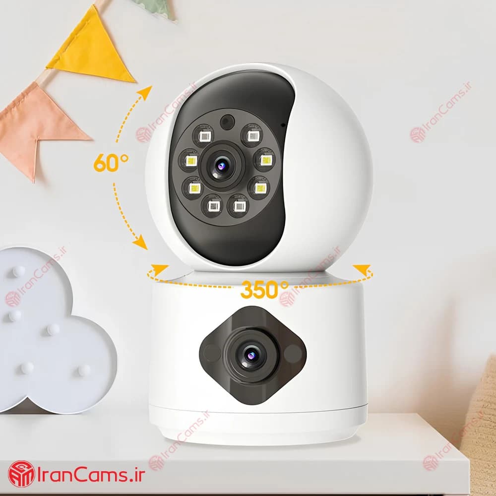 دوربین بی سیم بیبی کم دو لنز 10 مگاپیکسل Tuya مدل SQ001 — تصویر ۶