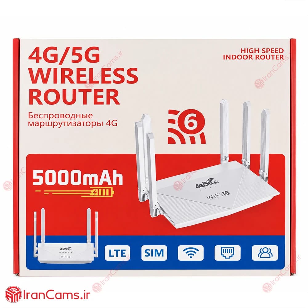مودم سیمکارتی رومیزی 4G مدل WR900 — تصویر ۵