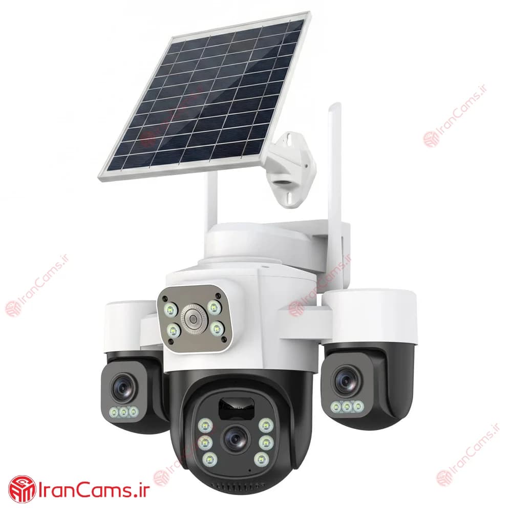 دوربین سیم کارتی خورشیدی 3 لنز 12 مگاپیکسل O-KAM PRO مدل Q8823 — تصویر ۷