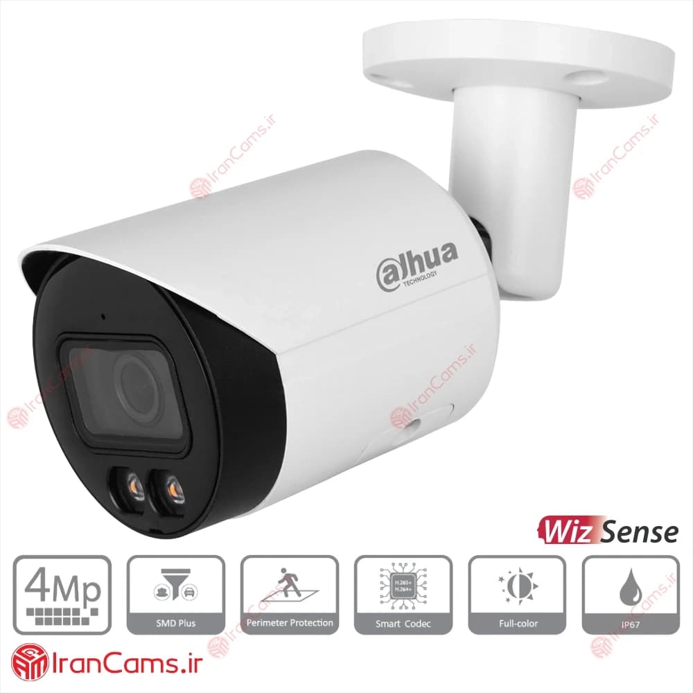 دوربین مداربسته IP بولت 4 مگاپیکسلی داهوا DH-IPC-HFW2449S-S-LED — تصویر ۲