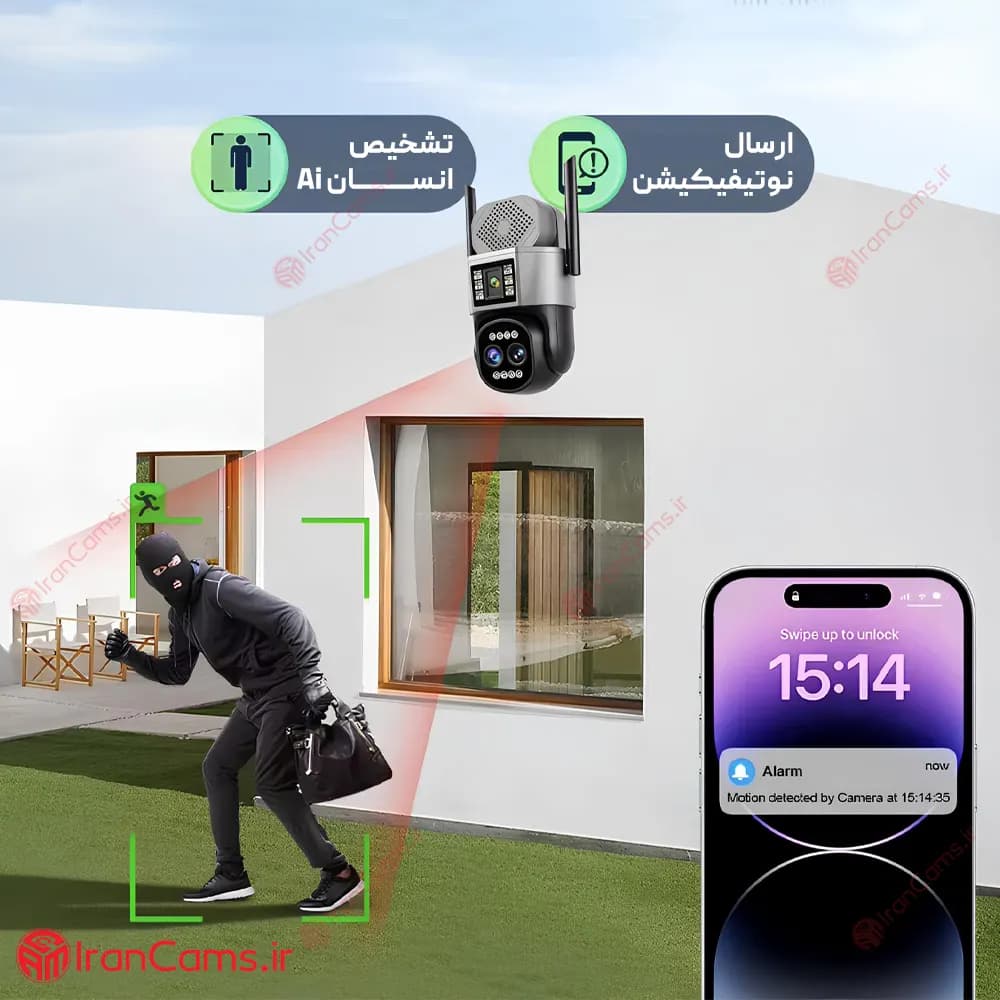 دوربین سیمکارتی 2 لنز زوم دار مدل SZ40 — تصویر ۶