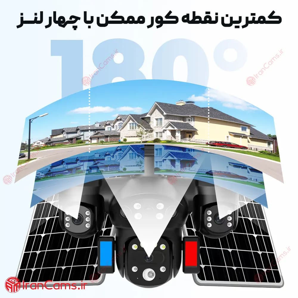 دوربین سیمکارتی خورشیدی چهار لنز 16 مگاپیکسل HiEasy مدل S7 — تصویر ۳
