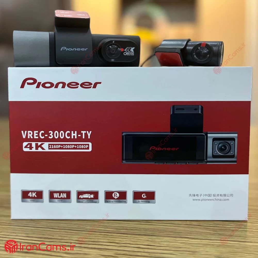دوربین ثبت وقایع خودرو 3 لنز وای فای پایونیر مدل VREC-300CH-TY — تصویر ۵