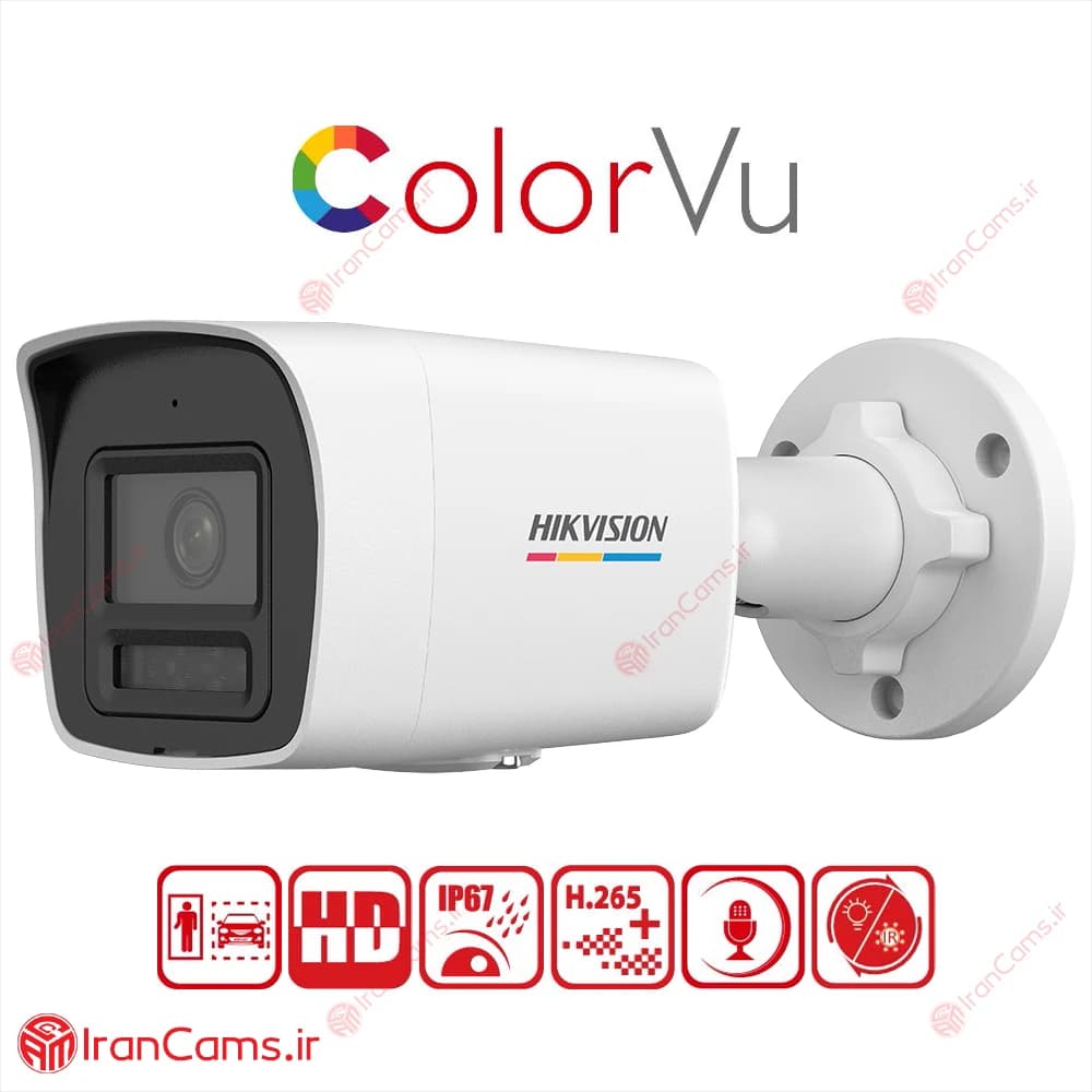 دوربین مداربسته IP بولت 6 مگاپیکسل هایک ویژن DS-2CD1067G2H-LIUF — تصویر ۲