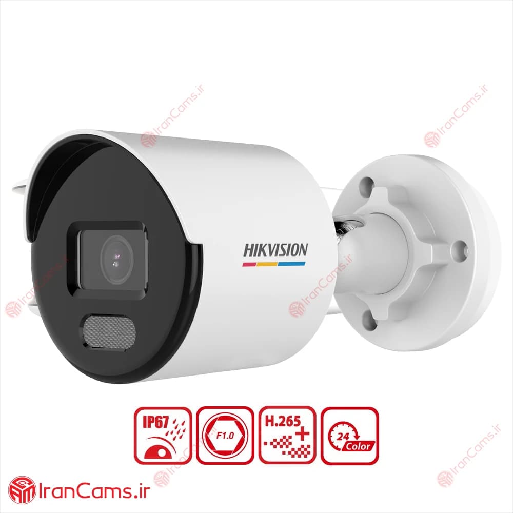 دوربین مداربسته IP بولت 6 مگاپیکسل هایک ویژن DS-2CD1067G2-L — تصویر ۲