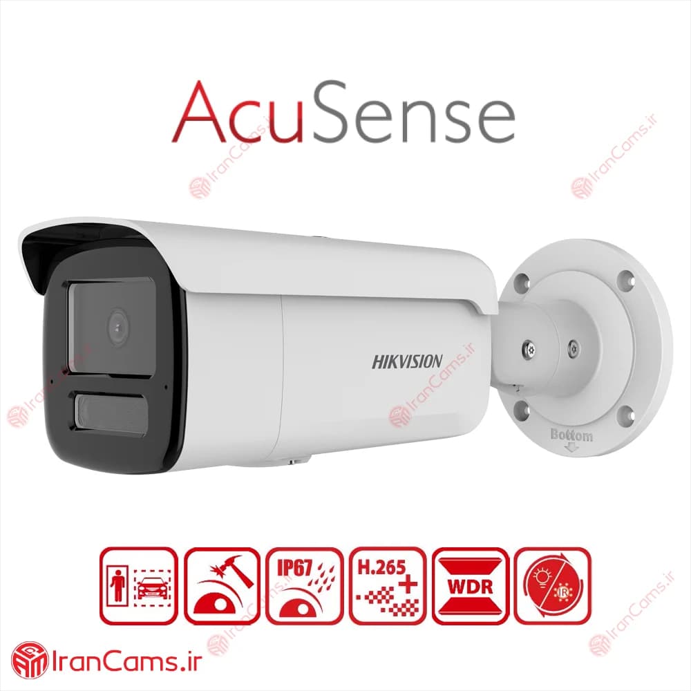 دوربین مداربسته IP بولت 8 مگاپیکسل هایک ویژن DS-2CD2T83G2-4LI2U — تصویر ۲