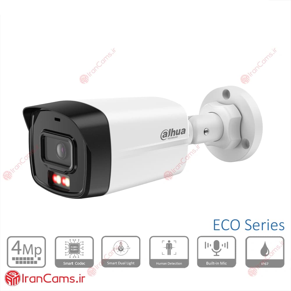 دوربین مداربسته IP بولت 4 مگاپیکسلی داهوا DH-IPC-B1E49-A-IL — تصویر ۲