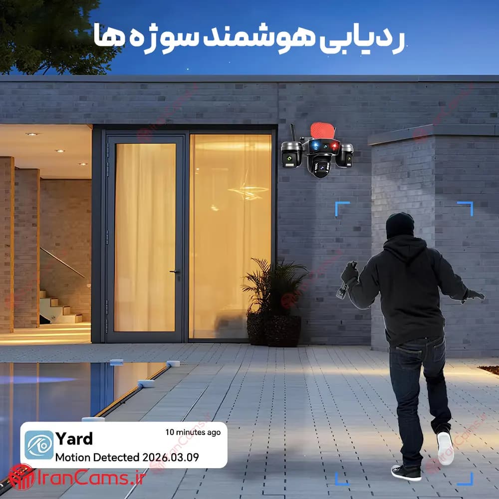 دوربین سیمکارتی سه لنز 12 مگاپیکسل O-KAM PRO مدل L4 — تصویر ۴