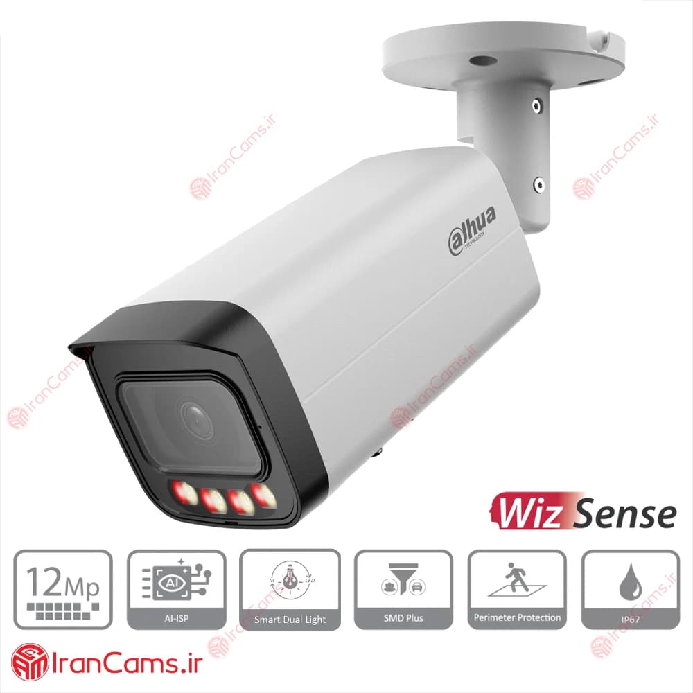 دوربین مداربسته IP بولت 12 مگاپیکسلی داهوا DH-IPC-HFW21249T-S-IL — تصویر ۲